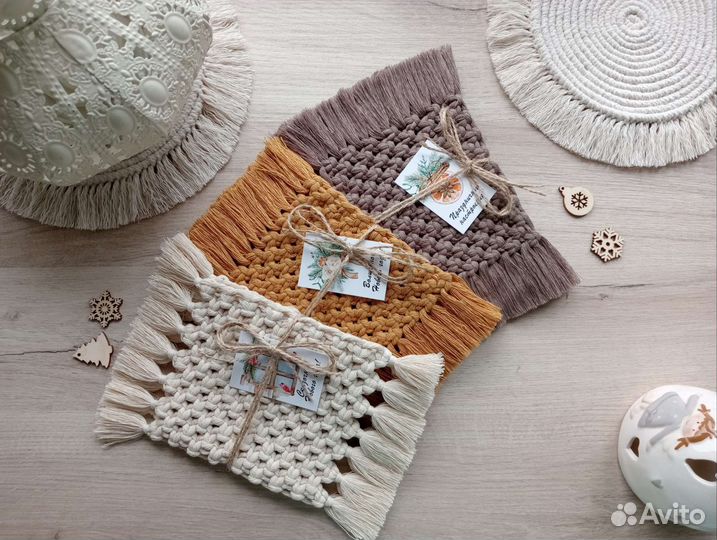 Салфетка макраме