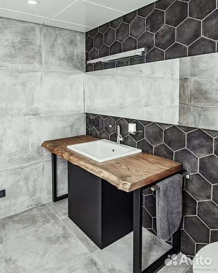 Столешница из массива для ванной