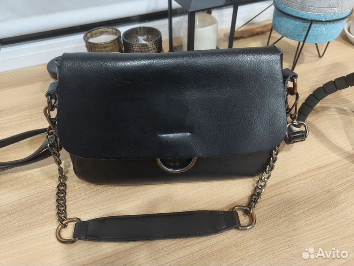 Сумка натуральная кожа винтаж ретро