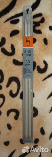 Спицы pony для вязания носочные (3,5 мм х 30 см)