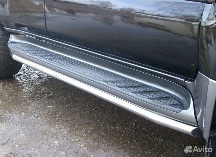 Защита порогов на Land Cruiser Prado 120 прадо 150