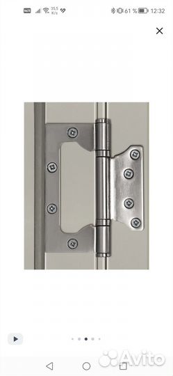 Новая дверь 70см серый жемчуг межкомнатная в упак