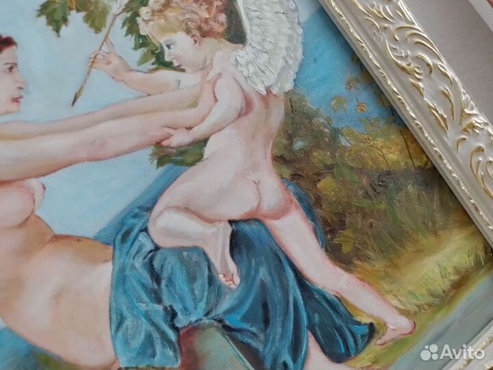 Ангел картина маслом