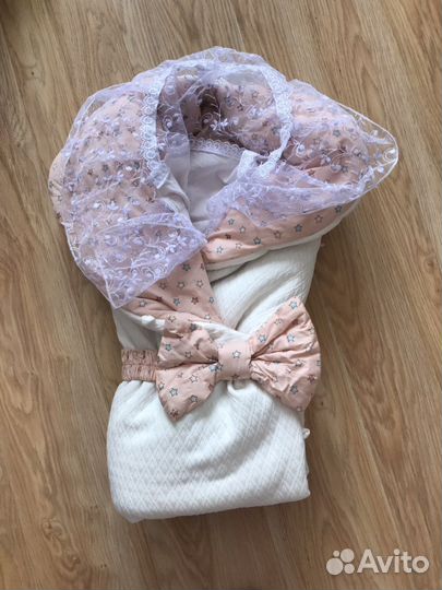 Конверт на выписку зима для девочки