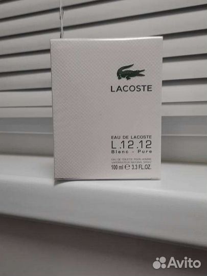 Духи lacoste мужские blank