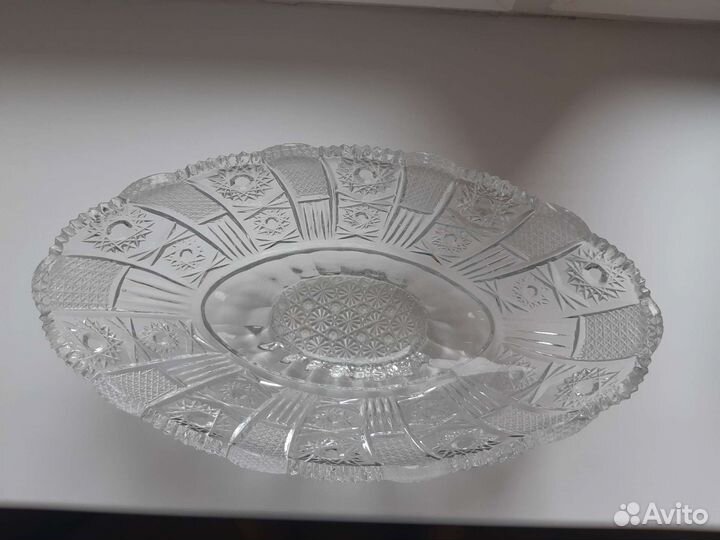 Ваза для фруктов богемия