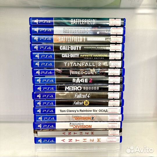 Б/У Игры для PlayStation 4