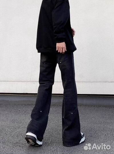 Джинсы Клеш Amiri Jaded Type