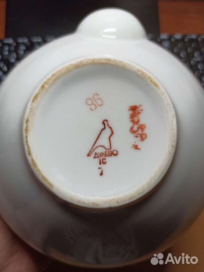 Чайник заварочный з-д дулево, фарфор