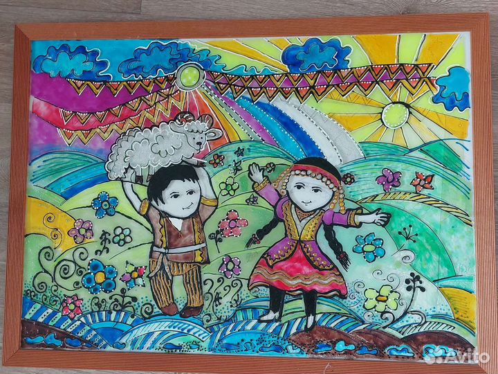 Витражи на стекле