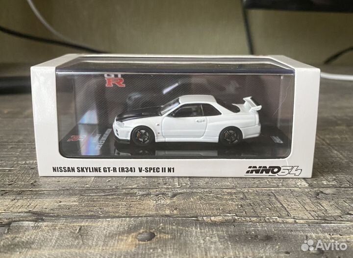 Модель inno 64 nissan skyline GT-R 34