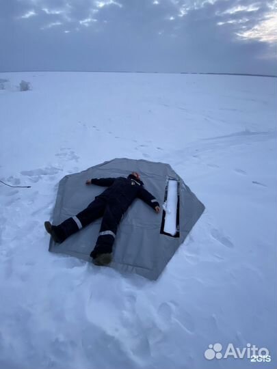 Теплый пол Технотент в зимнюю палатку