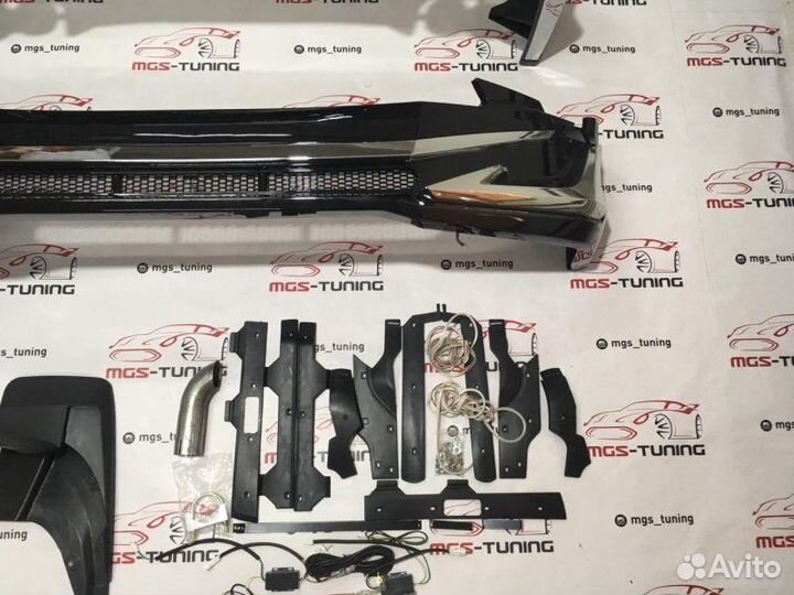 Обвес Modellista Prado 17+ с поворотником черный