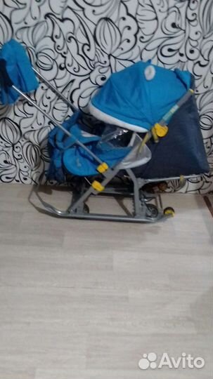 Санки коляска ника Коляска санки комбинированная «