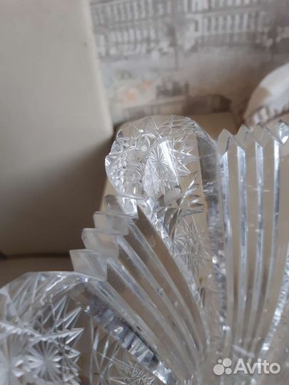 Ваза хрустальная СССР большая