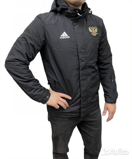 Куртка весна осень adidas (дождевик)