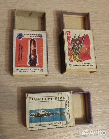 Спички + спичечные этикетки СССР
