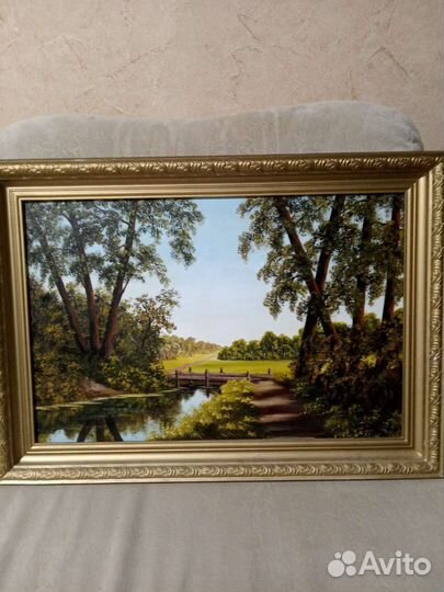 Картина маслом на холсте пейзаж