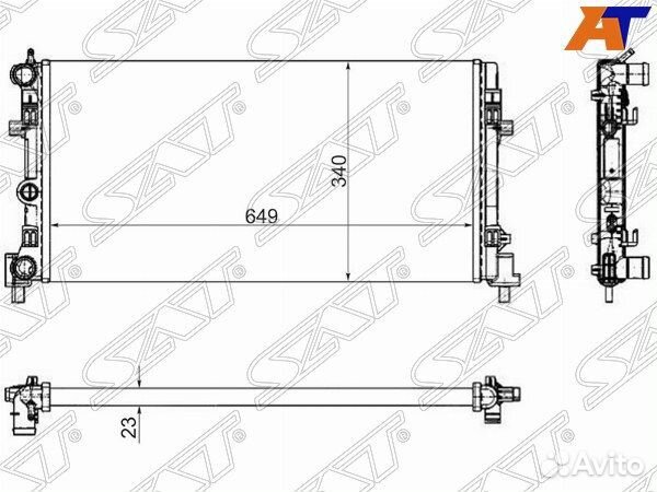 Радиатор audi A1
