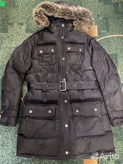 Пуховое пальто barbour