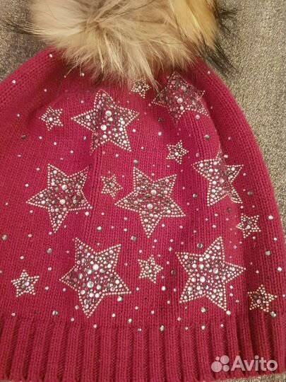 Комплект шапка и шарф для девочки