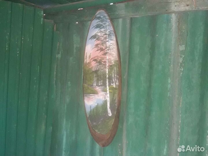 Картина на спиле дерева