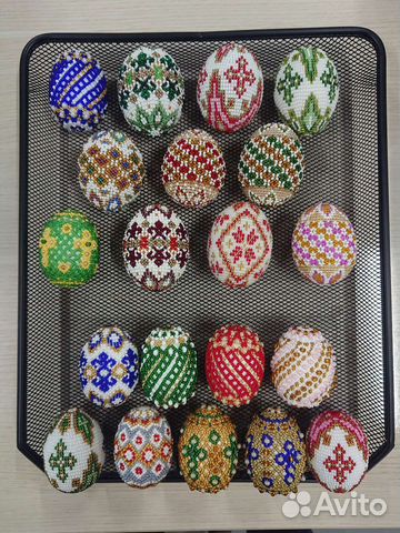 Яйцо пасхальное из бисера