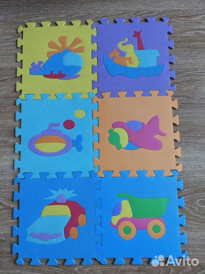 Развивающий коврик пазл