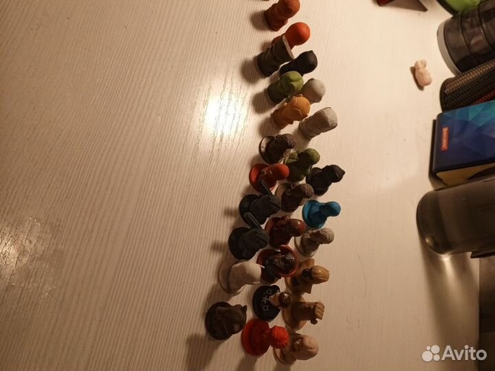 Марвел напальчники и фигурки полнаяколлекцияластик