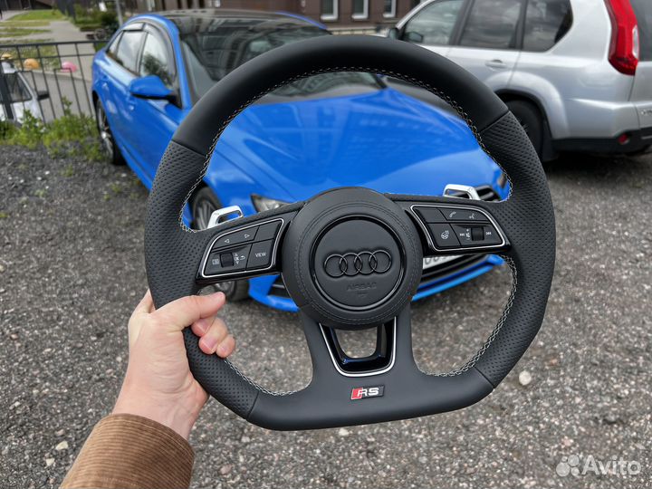 Руль Audi A6 C7 с подогревом