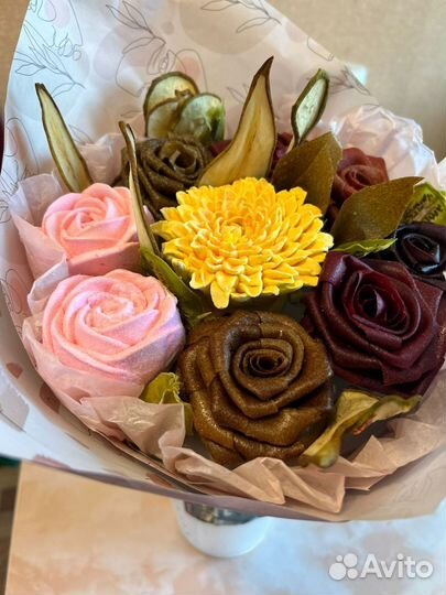 Сладкие букеты из зефира