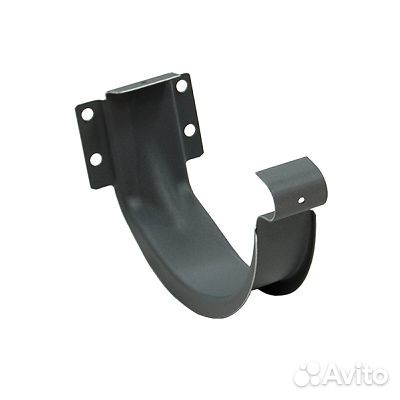 Крюк короткий Grand Line PU Matte 125 мм RAL 7024 - серый графит