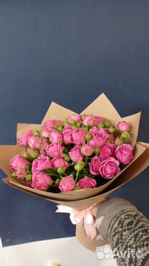 Букет из кустовые розы Мисти баблз