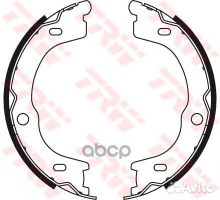 Колодки стоян.тормоза KIA sorento I 2.5 CRDi 02