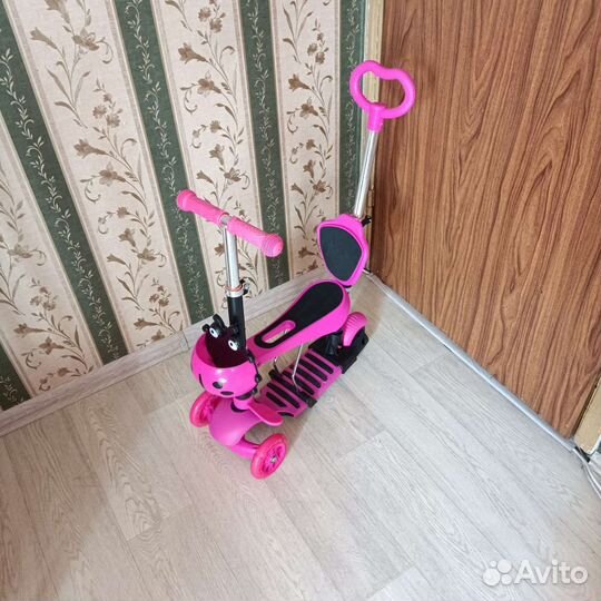 Самокат детский трехколесный бу