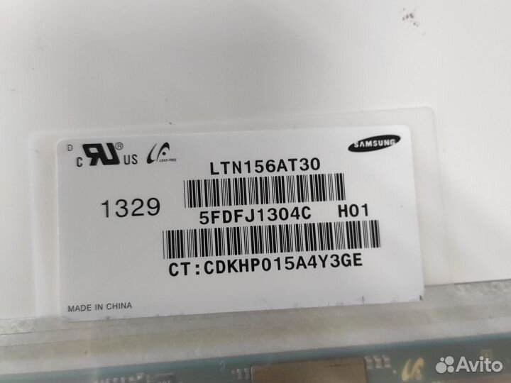 Матрица 15.6 slim 40 pin с ушами