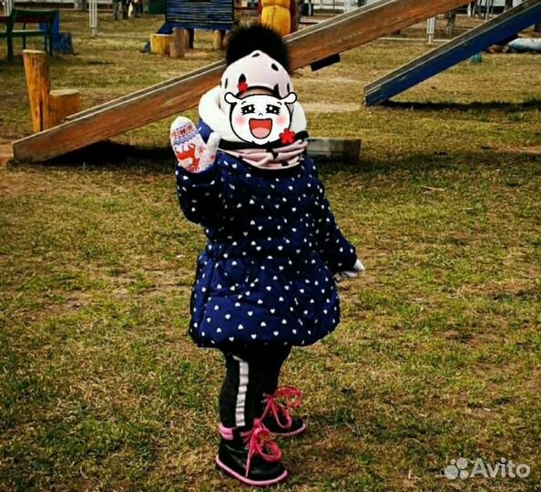 Комплект шапка и снуд детский