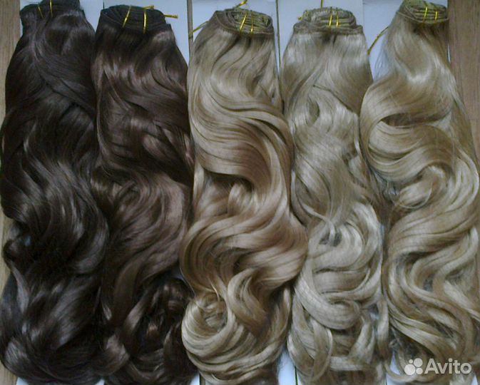 Волосы на заколках. Новые