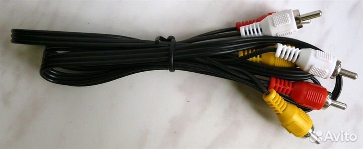 Трансформатор тв утди Кабель Провод AV RCA 6 шт