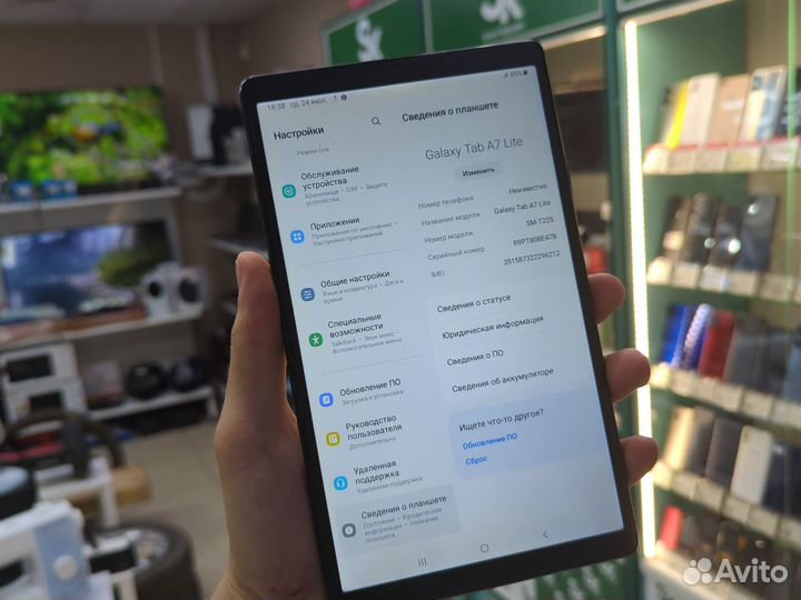 Планшет samsung galaxy tab a7 lite 3/32 Tmn01