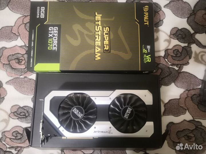 Видеокарта GeForce GTX 1070 super jetstream 8 GB