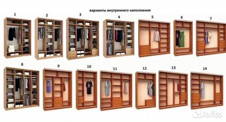 Шкафы-купе эконом на заказ