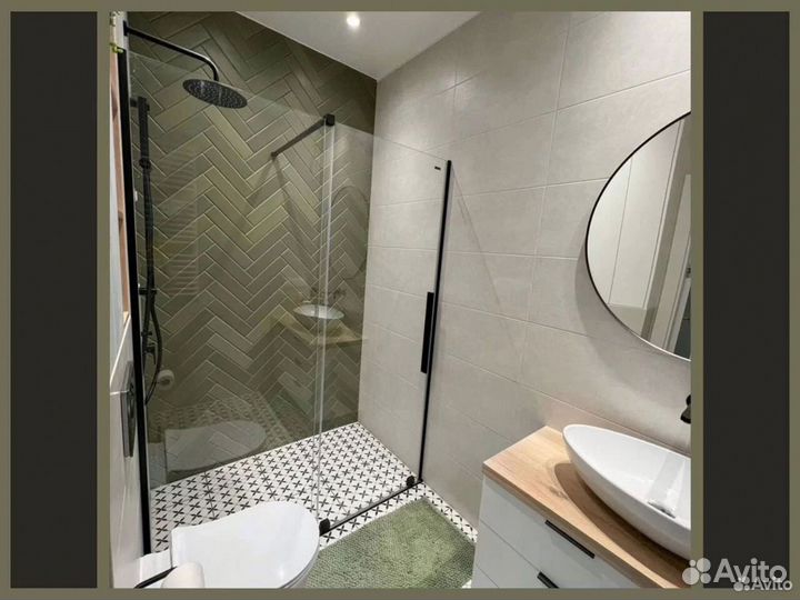 Душевые стеклянные ограждения на заказ