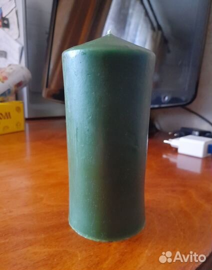 Свечи восковые цилиндрические, цветные №3