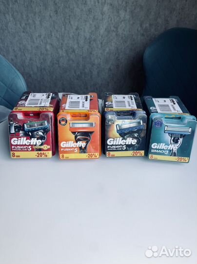 Сменные кассеты gillette