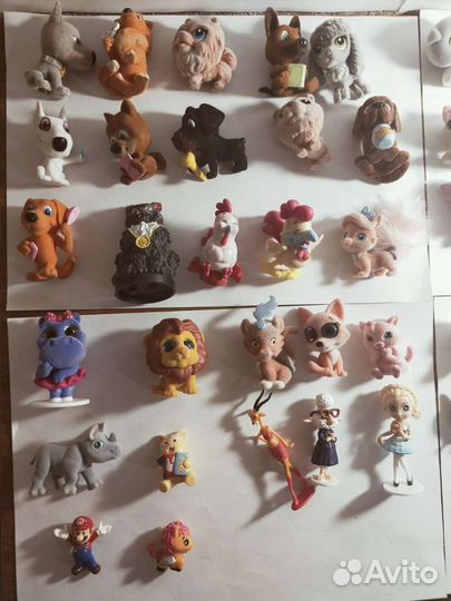 Киндер, Свит бокс, Шары Чупа-чупс, скрепыши и т.д