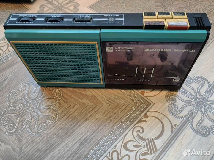 Кассетный магнитофон Электроника м-402с 1991 г