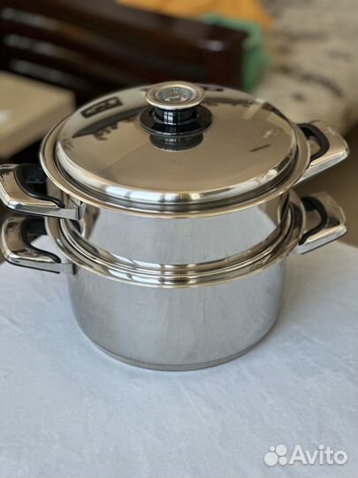 Кастрюля с пароваркой Zepter 5 литров