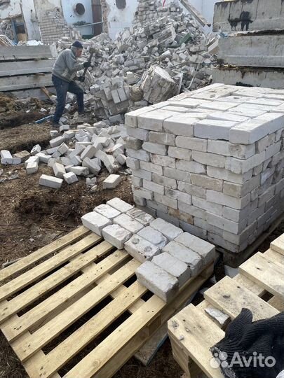 Кирпич силикатный бу