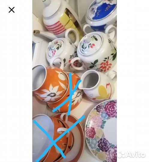 Сервизы винтаж полные и частями